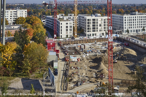 15.10.2025 - Baustelle auf dem Alexisquartier -BayernHeim und DEMOS