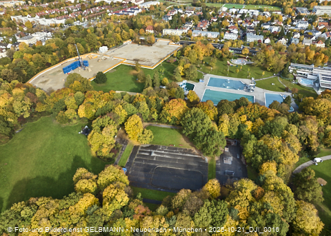 21.10.2025 - Geothermiebohrung am Ostpark und Michaelibad im Herbst 2025