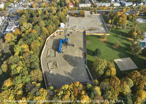 21.10.2025 - Geothermiebohrung am Ostpark und Michaelibad im Herbst 2025