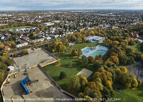 21.10.2025 - Geothermiebohrung am Ostpark und Michaelibad im Herbst 2025