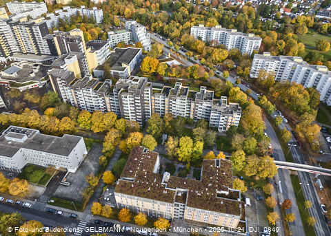 21.10.2025 - Marx-Zentrum und Karl-Marx-Ring 52-62 mit Umgebung in Neuperlach