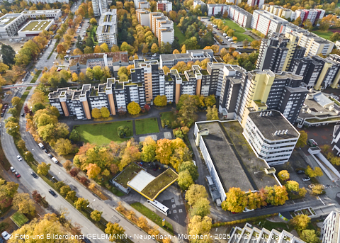 21.10.2025 - Marx-Zentrum und Karl-Marx-Ring 52-62 mit Umgebung in Neuperlach