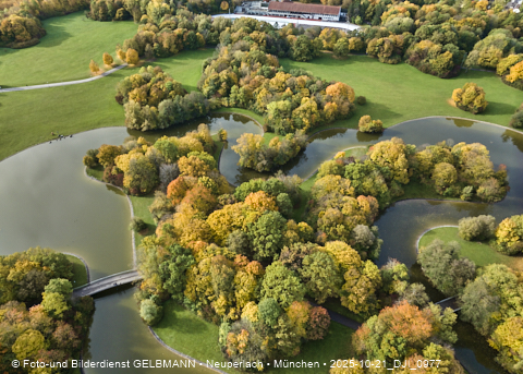 21.10.2025 - der Ostpark mit See und Biergarten im Herbst 2025