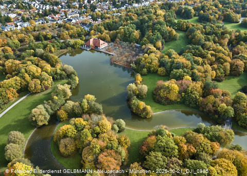 21.10.2025 - der Ostpark mit See und Biergarten im Herbst 2025