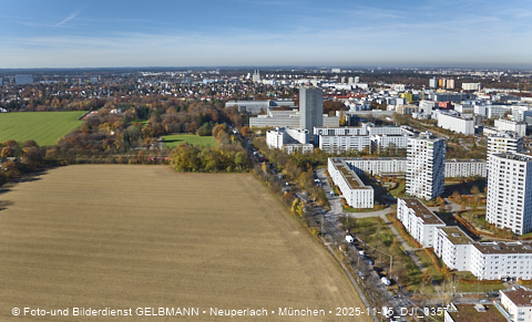 05.11.2025 - Siemenswerke in Obersendling mit Neubau einer Hochhaussiedlung