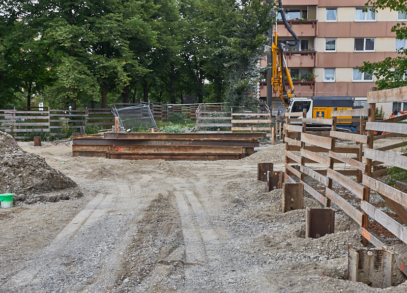 23.08.2019 - Bohrungen am Oskar-Maria-Graf-Ring