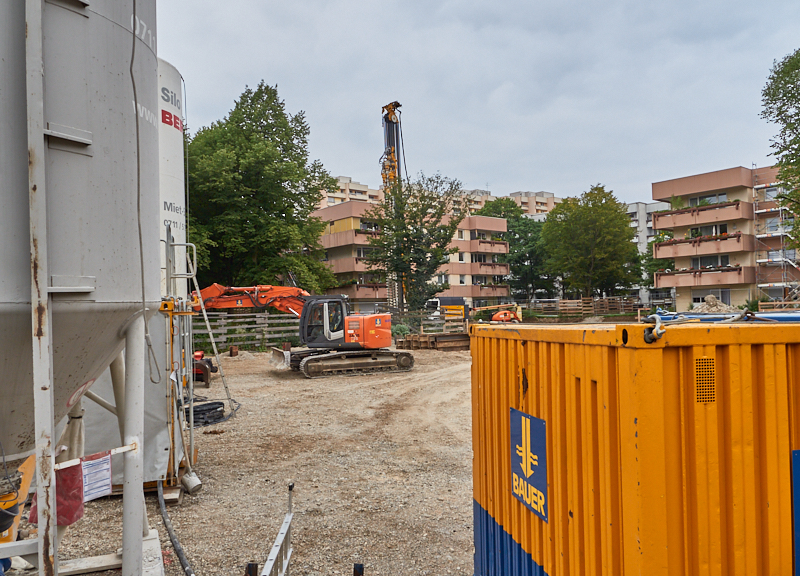 23.08.2019 - Bohrungen am Oskar-Maria-Graf-Ring