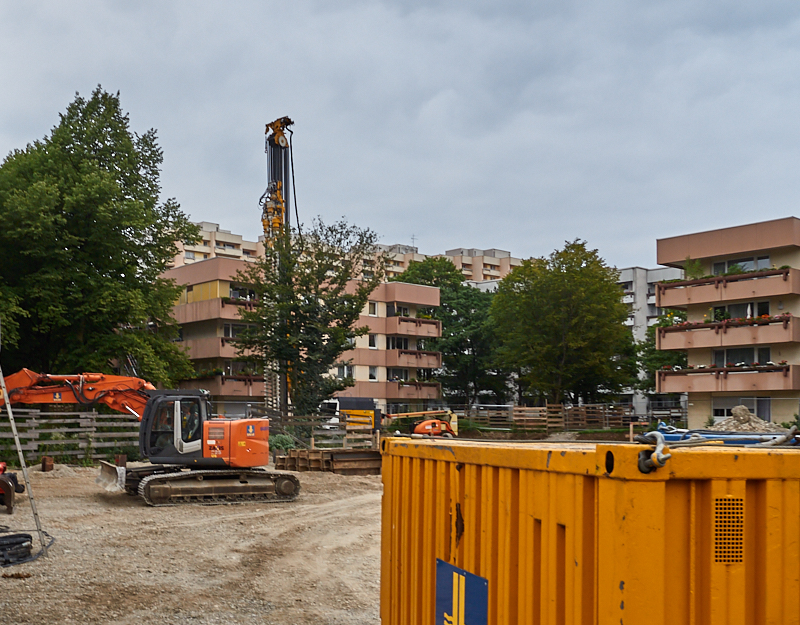 23.08.2019 - Bohrungen am Oskar-Maria-Graf-Ring