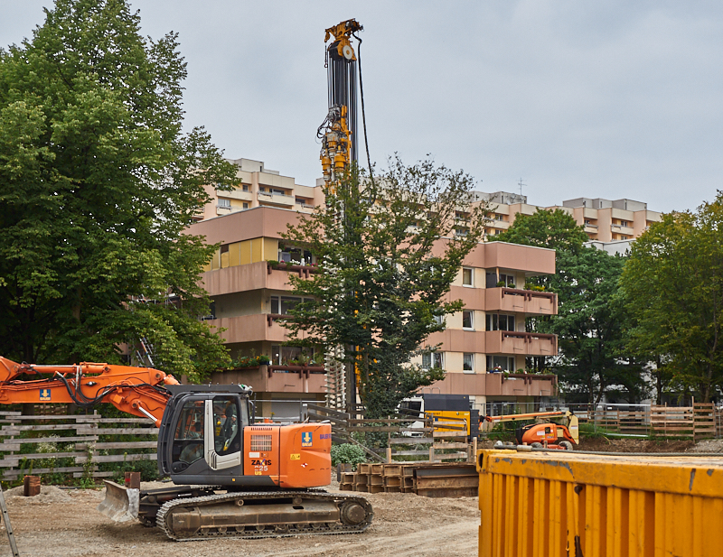 23.08.2019 - Bohrungen am Oskar-Maria-Graf-Ring