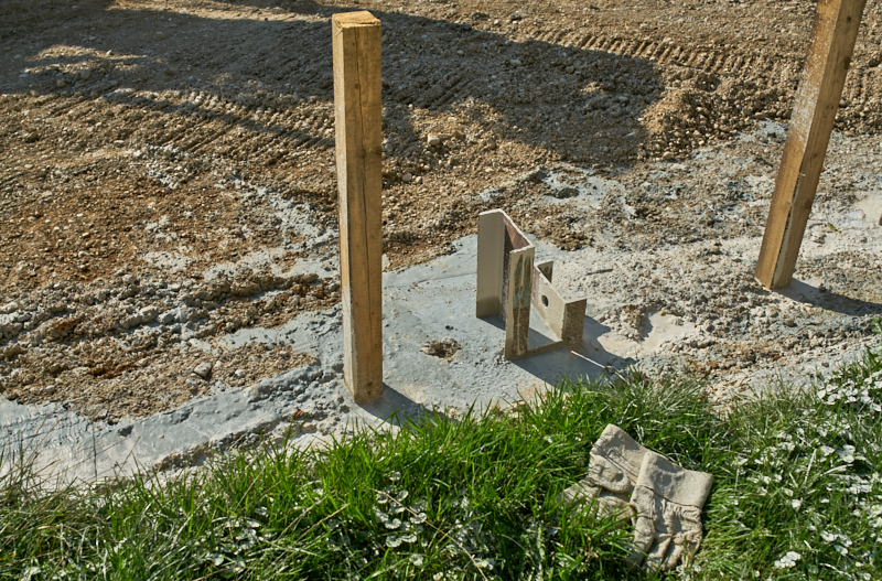 30.08.2019 - Die Spundwände sind vorerst gebohrt