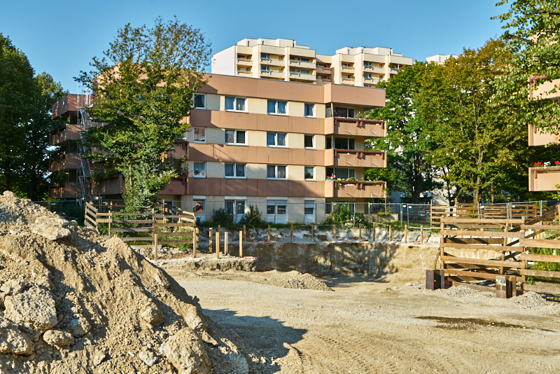 11.09.2019 - Neuperlach-Online.de/oskar-maria-graf-ring - Aufstockung in Neuperlach