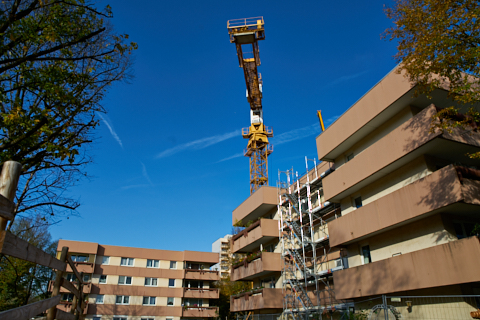 23.10.2019 - Ein Kran für den Oskar-Maria-Graf-Ring