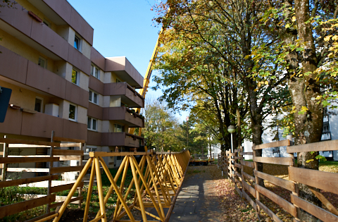 23.10.2019 - Ein Kran für den Oskar-Maria-Graf-Ring