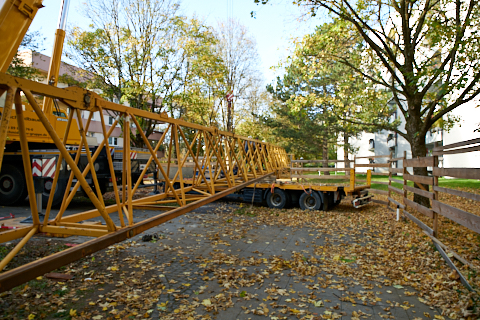 23.10.2019 - Ein Kran für den Oskar-Maria-Graf-Ring