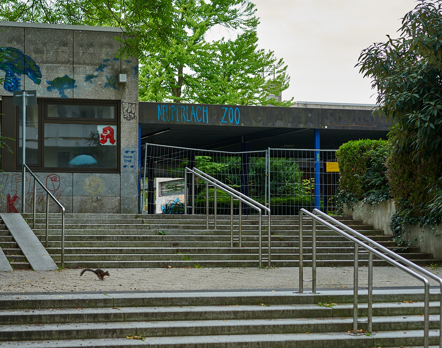22.09.2019 - Abrissbaustelle Quiddezentrum in Neuperlach