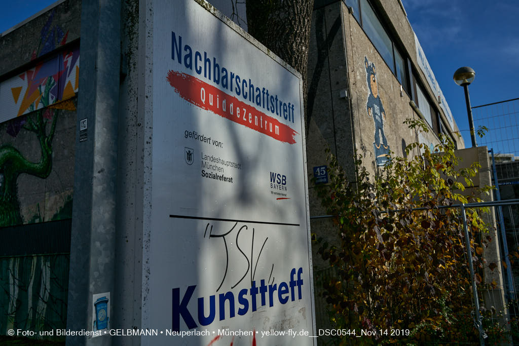 14.11.2019 - Das Quiddezentrum kurz vor dem Abriss in Neuperlach