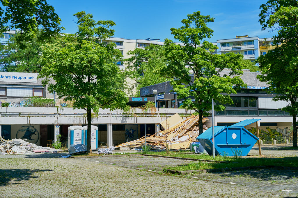 06.07.2021 - Entkernung im Quiddezentrum in Neuperlach