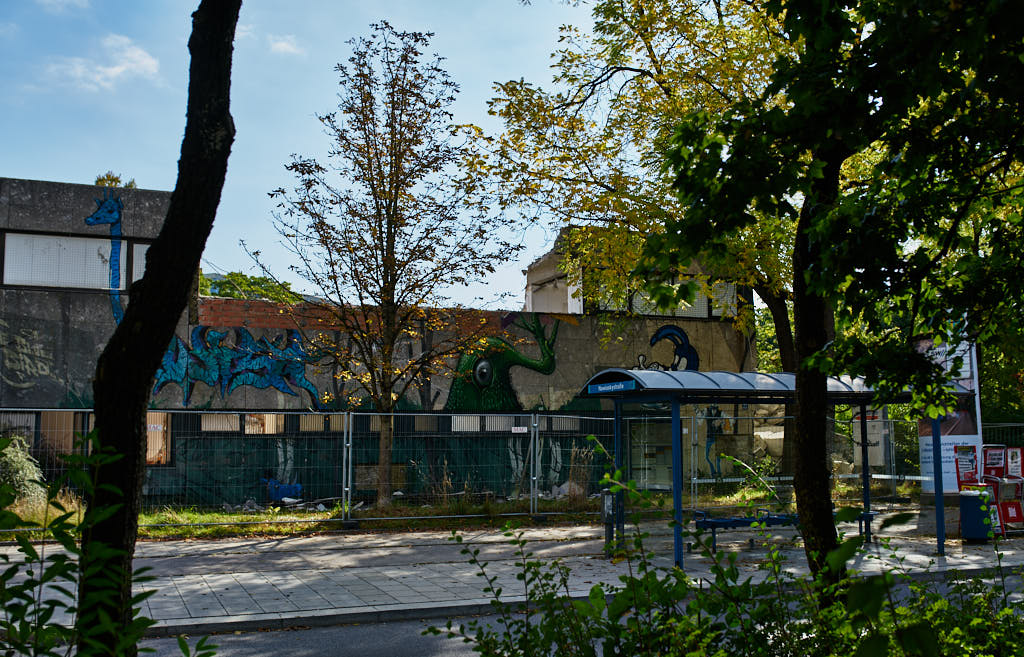 24.09.2021 - Abrissbegin des Quiddezentrums in Neuperlach