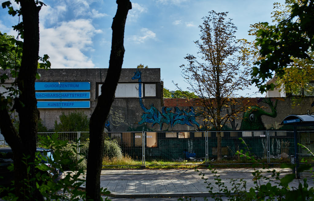 24.09.2021 - Abrissbegin des Quiddezentrums in Neuperlach