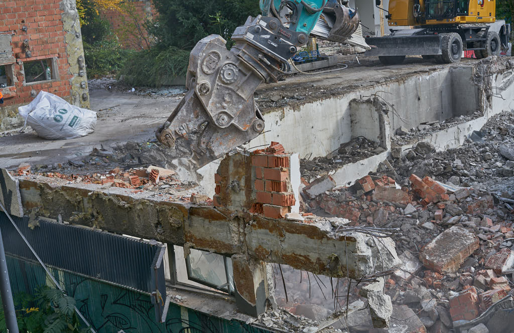 30.09.2021 - Abrissbegin des Quiddezentrums in Neuperlach