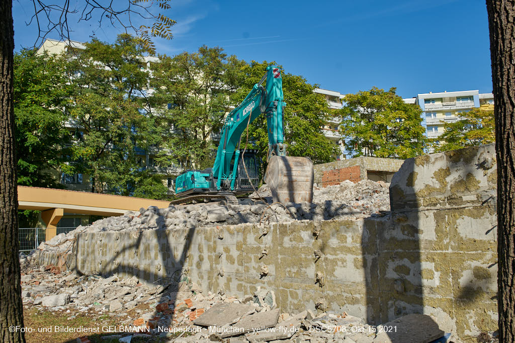 15.10.2021 - Abriss-Baustelle Quiddezentrum