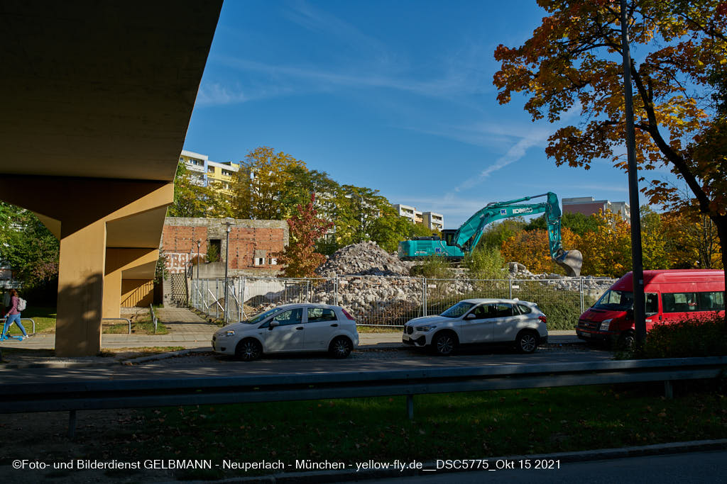 15.10.2021 - Abriss-Baustelle Quiddezentrum