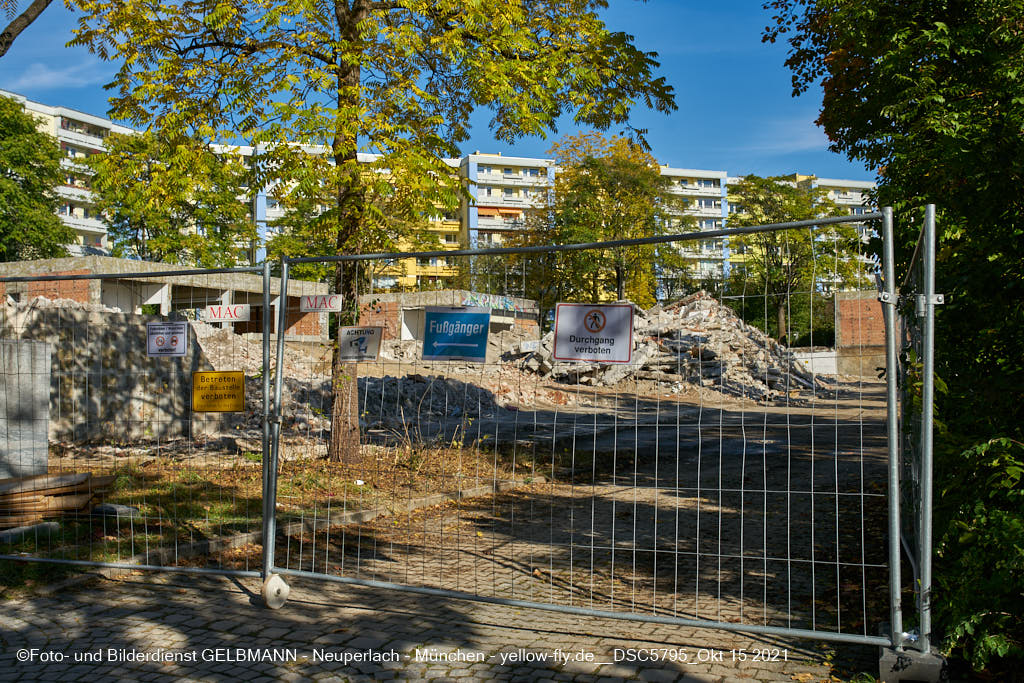 15.10.2021 - Abriss-Baustelle Quiddezentrum