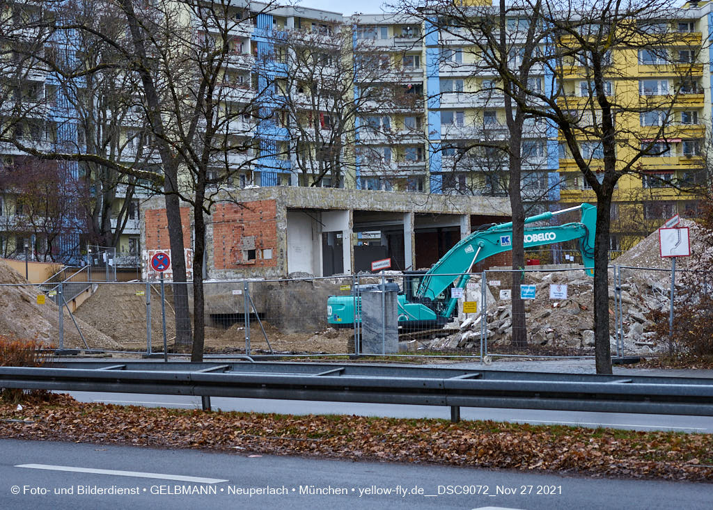 27.08.2021 - Abrissbaustelle Quiddezentrum in Neuperlach