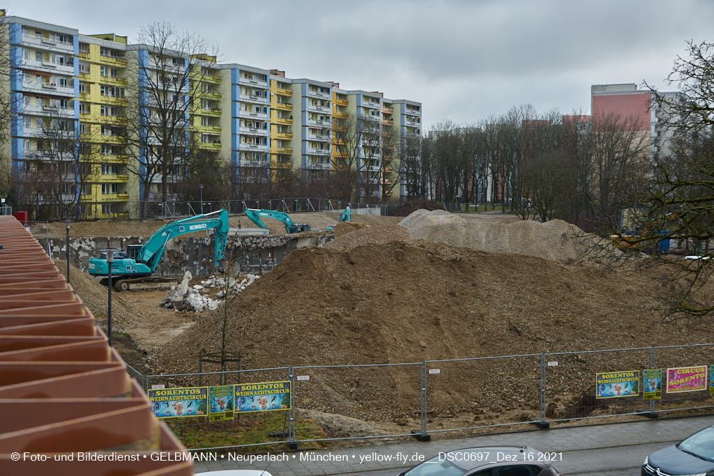 16.12.2021 - Abrissbaustelle Quiddezentrum