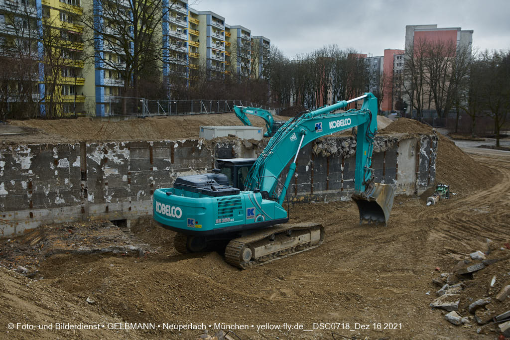 16.12.2021 - Abrissbaustelle Quiddezentrum