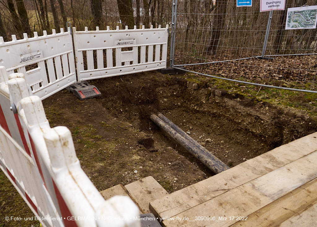 17.03.2022 - Abriss-Baustelle Quiddezentrum in Neuperlach