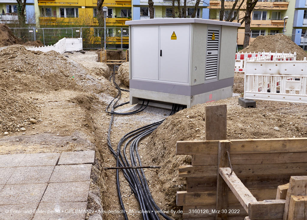 30.03.2022 - Abriss-Baustelle Quiddezentrum in Neuperlach